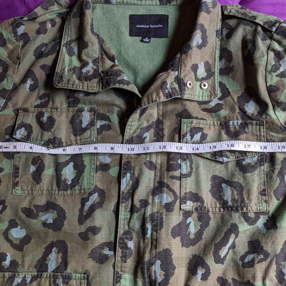 Jealous Tomato Cheetah Print Canvas Jacket - Picture 6 of 10